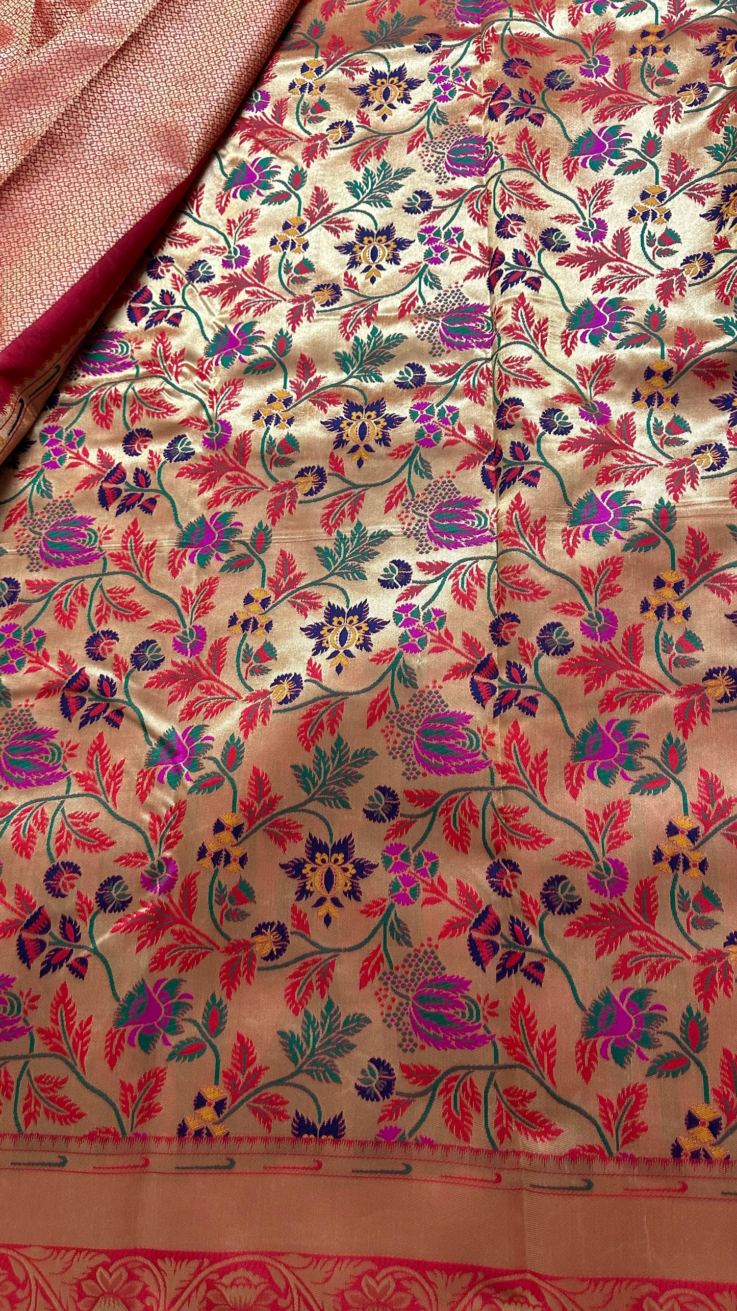 Multicolour Silk Saree