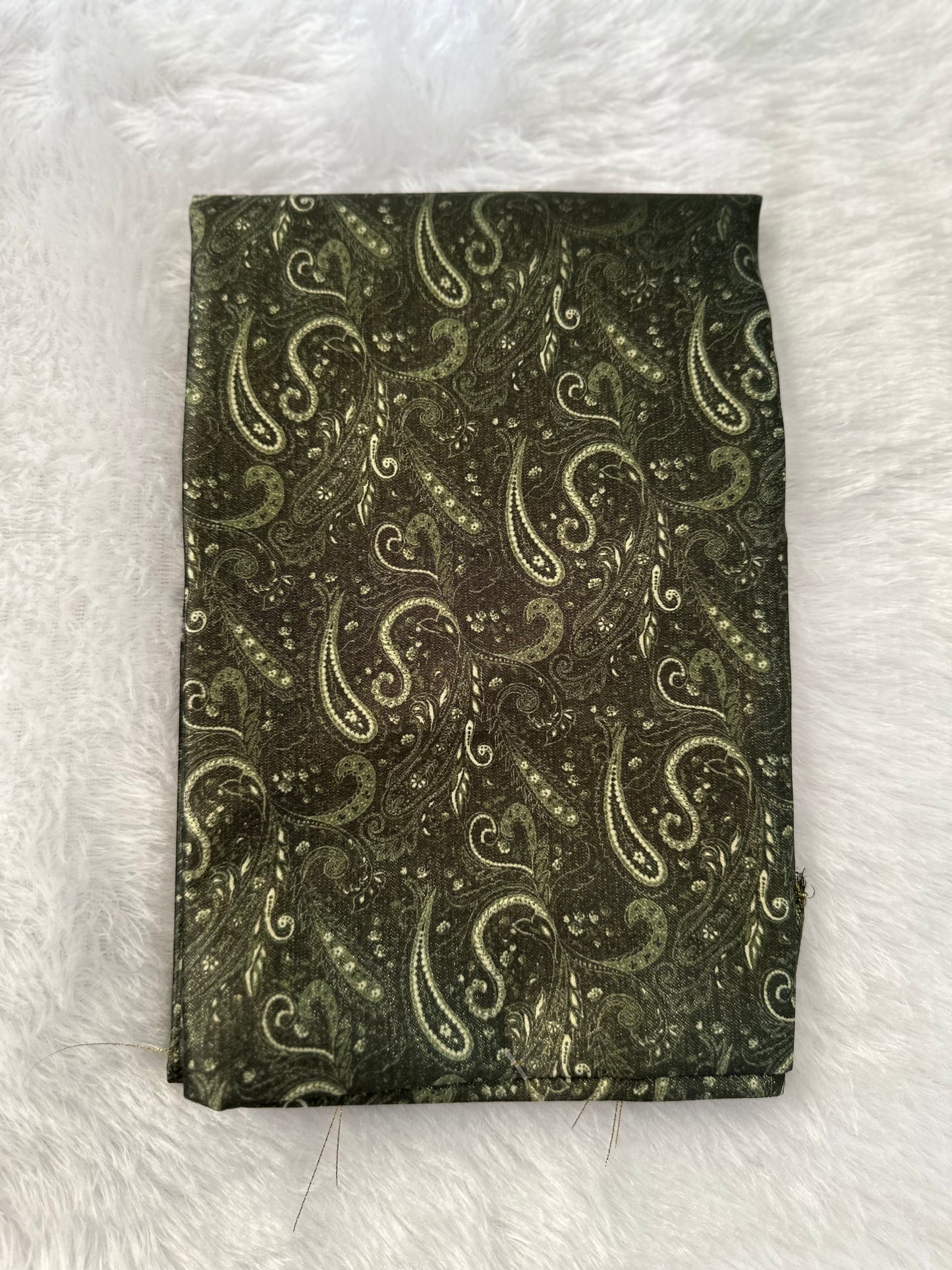 Mehendi Green Plain Shimmer Saree