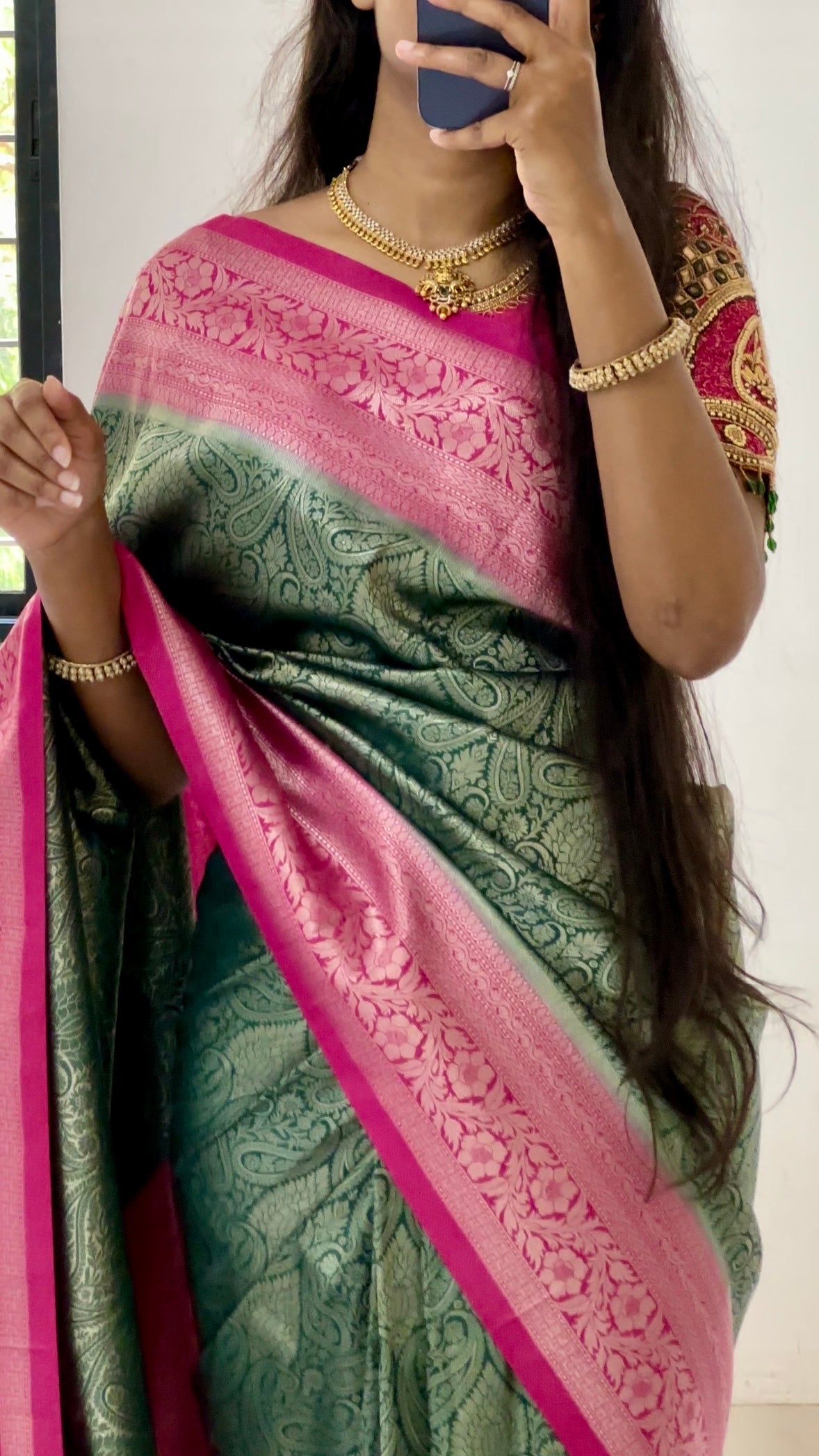 Green Traditional Silk Saree