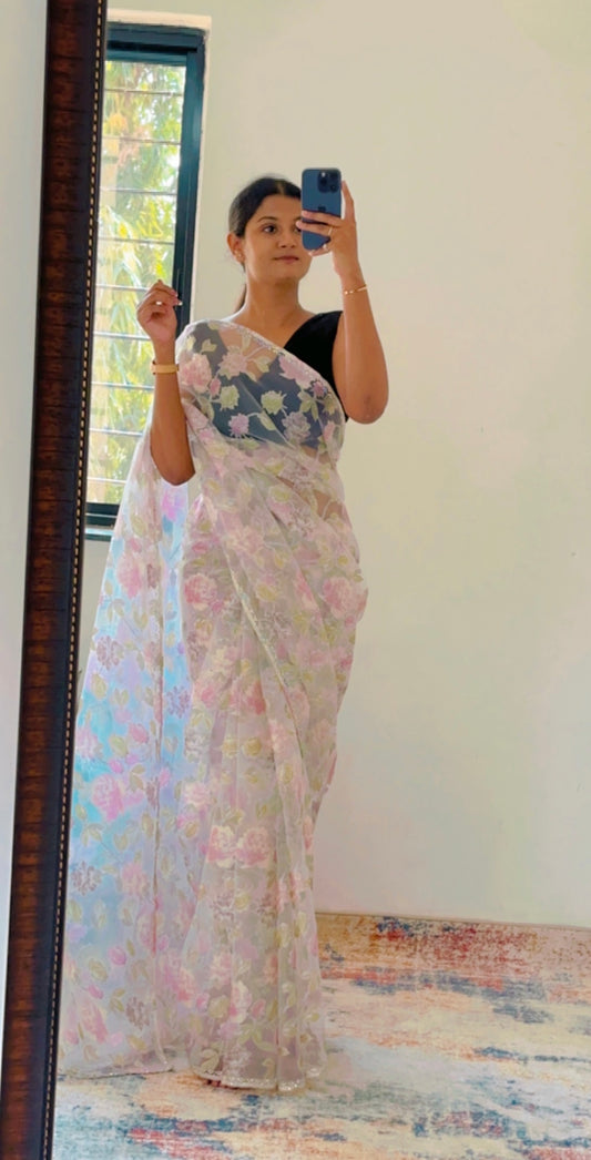 Brasso Floral Saree
