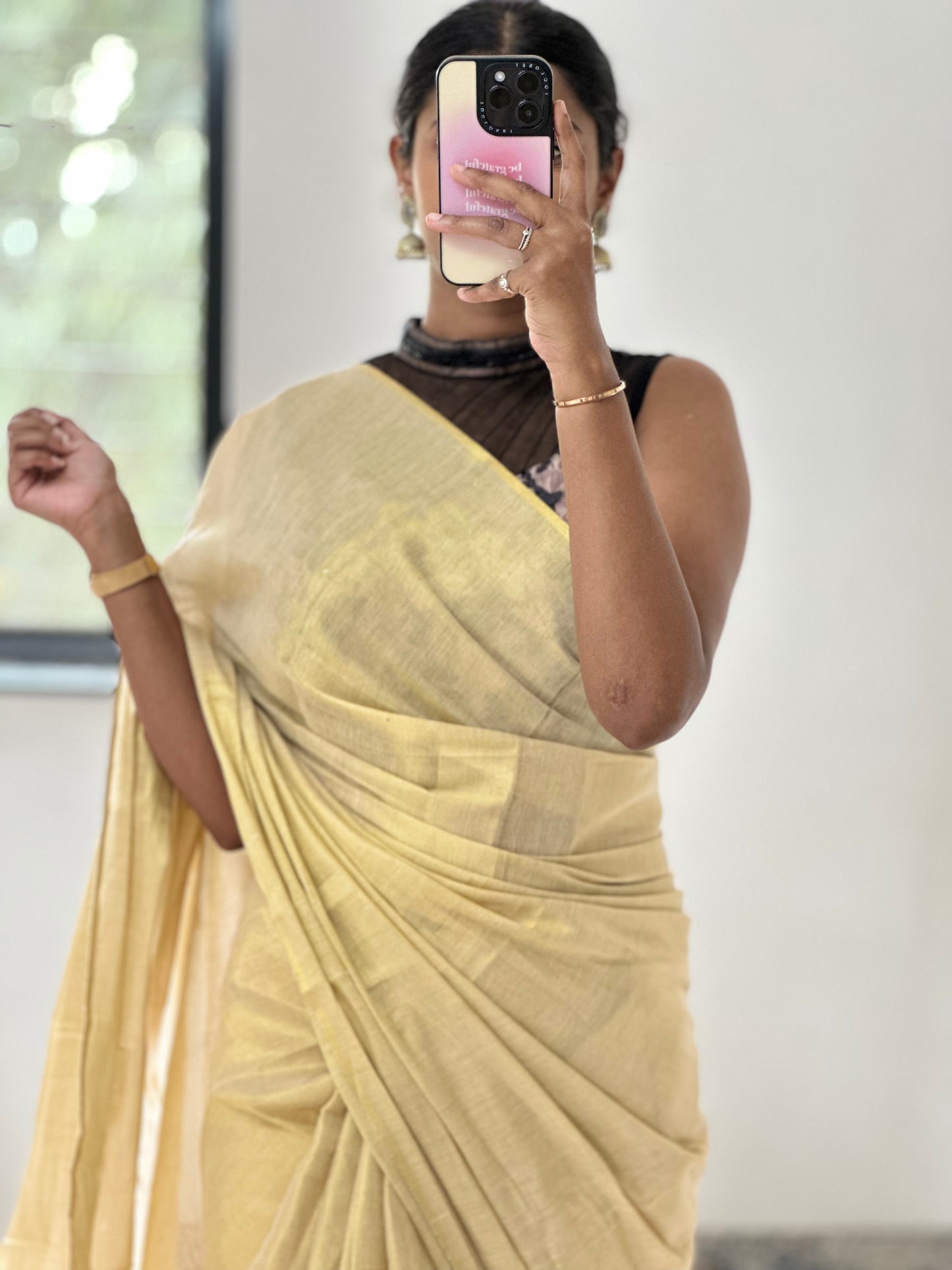 Golden Uppda Silk Saree