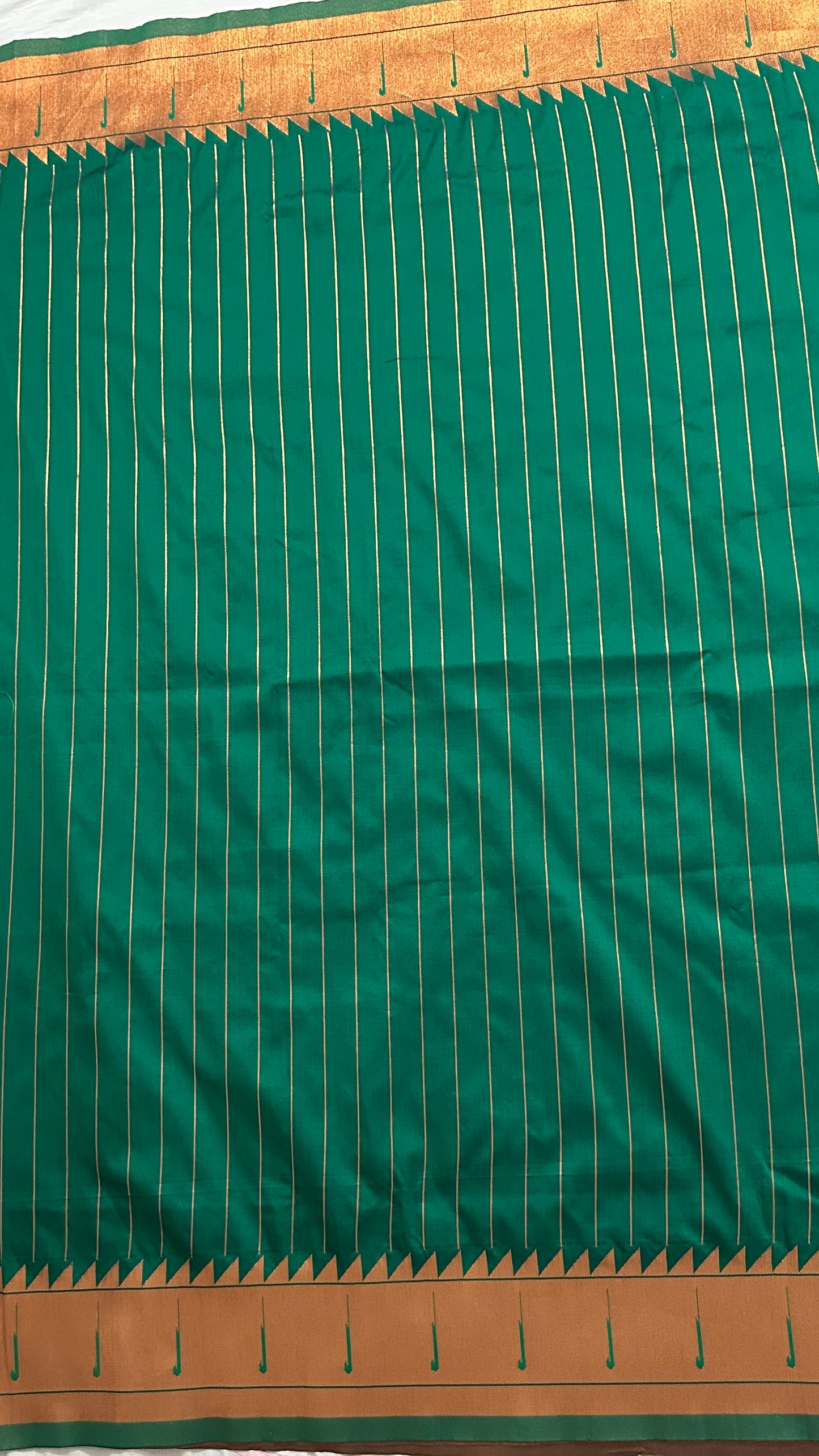 Green Muniya Paithani Saree