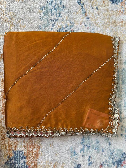 Cutdana Handwork Georgette Saree