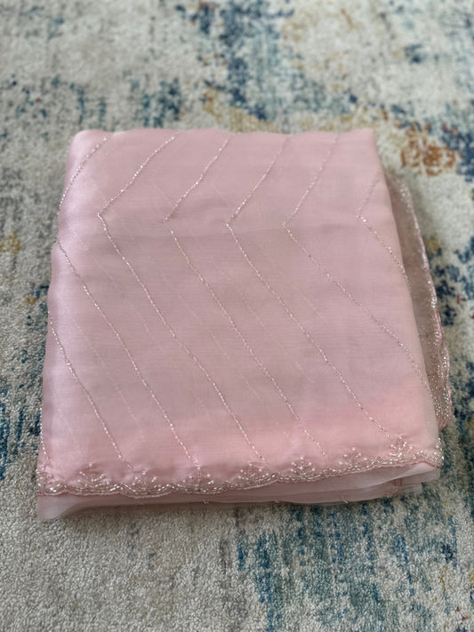 Cut Dana Handwork Saree