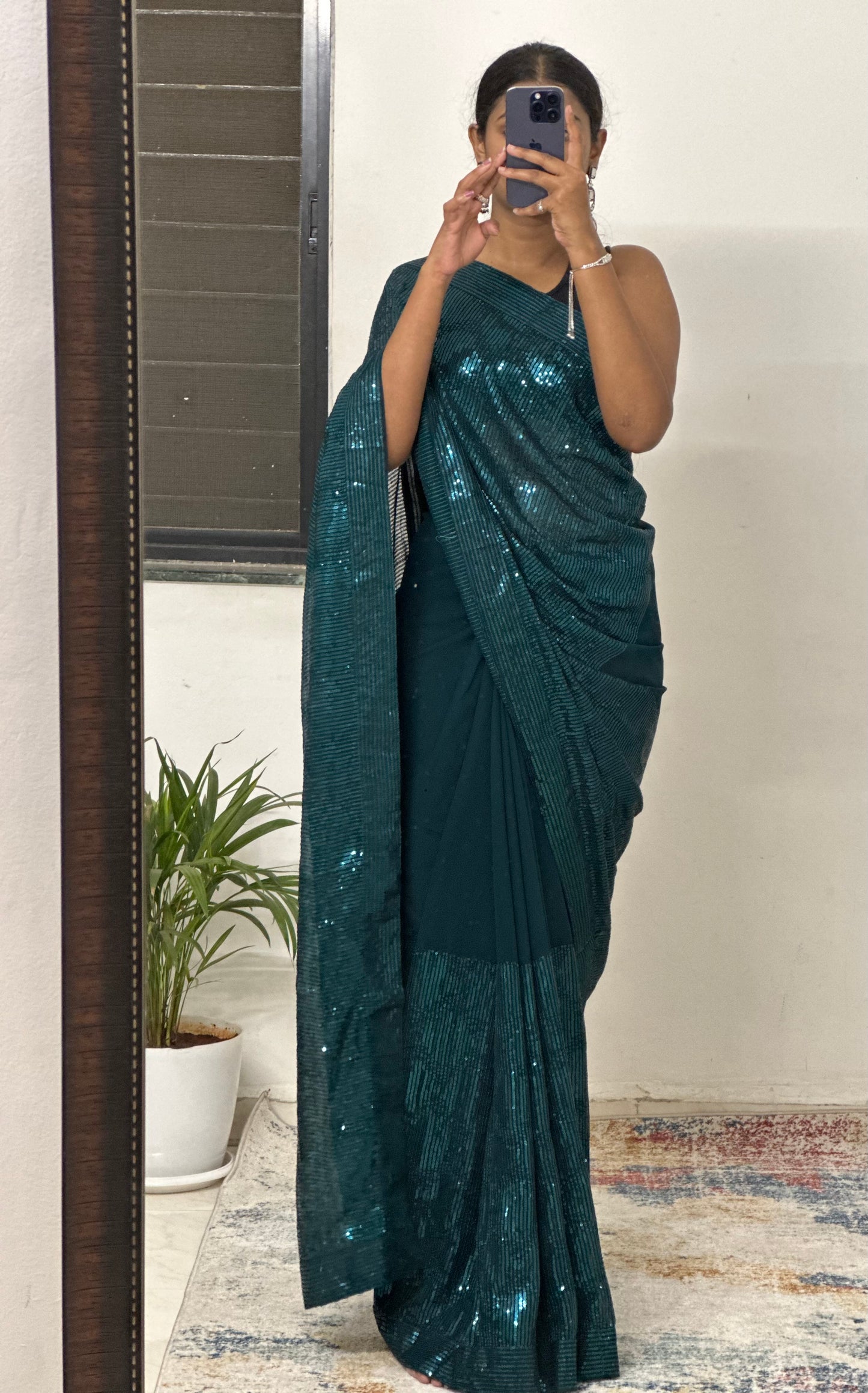 Sequins Georgette Saree