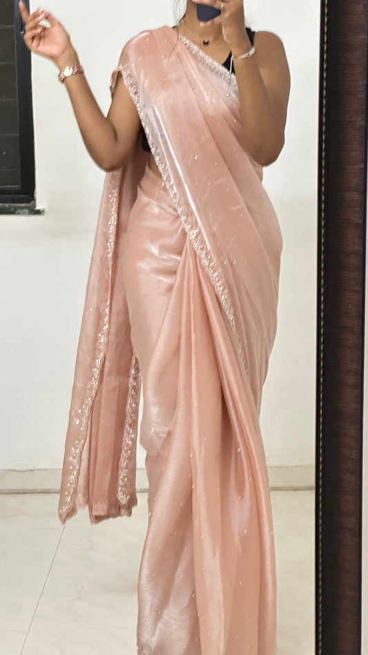 Luxe Embellished Jimmy choo Saree