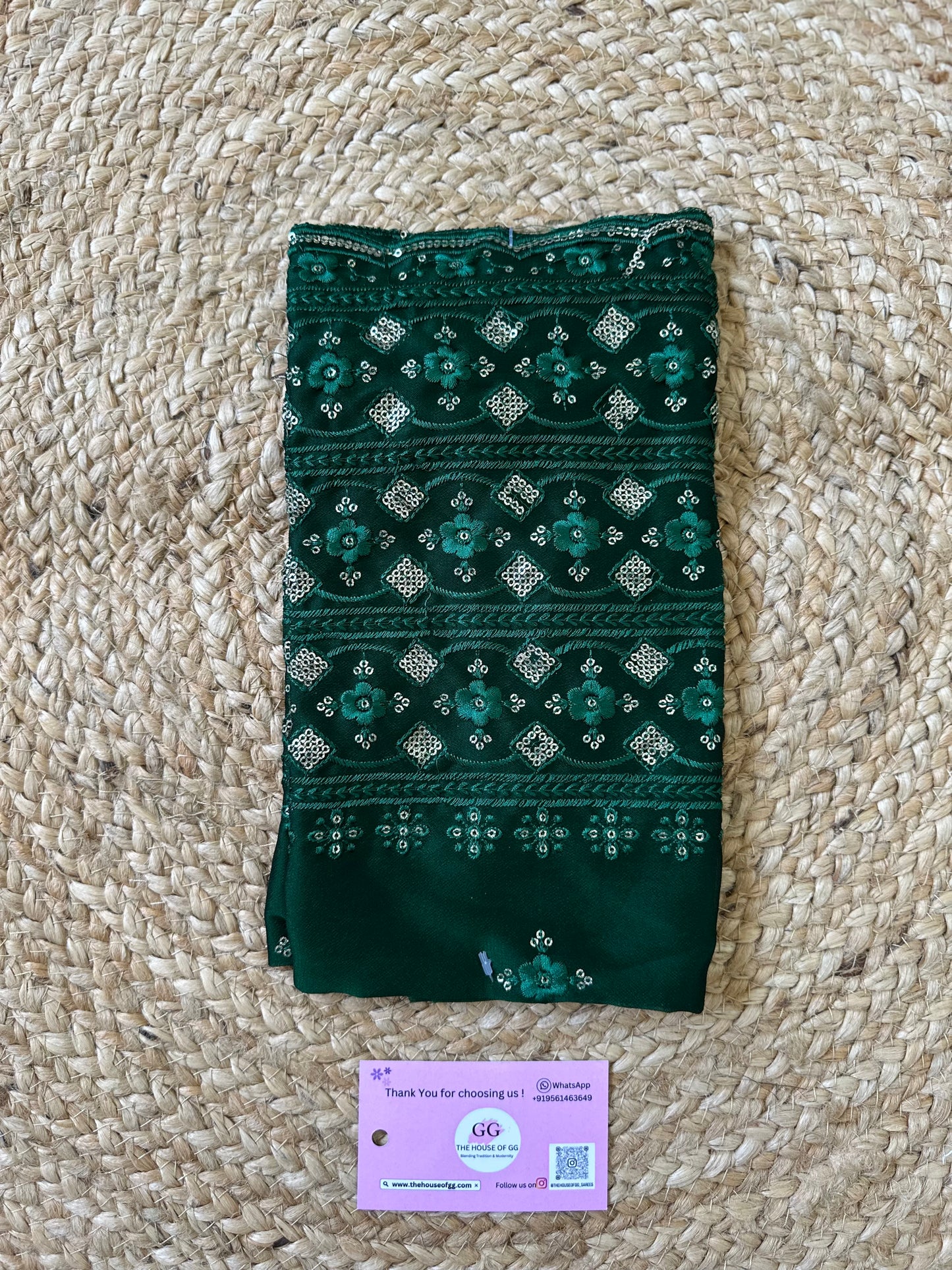 Pastel Green Plain Shimmer Saree