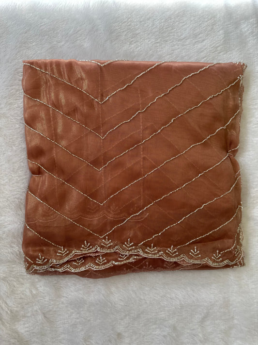 Fine Cutdana Tissue Saree