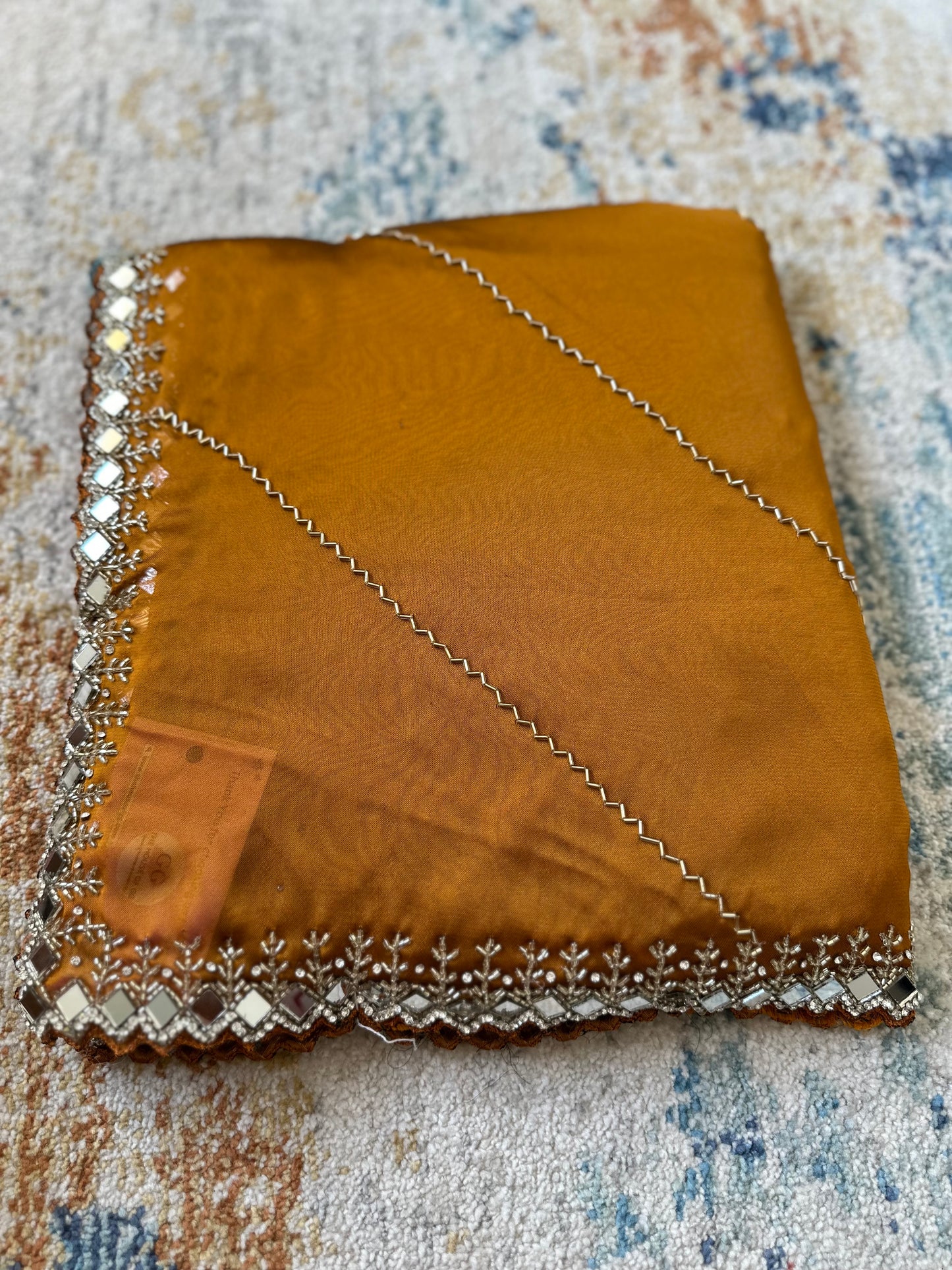 Cutdana Handwork Georgette Saree