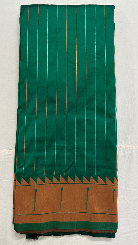 Green Muniya Paithani Saree