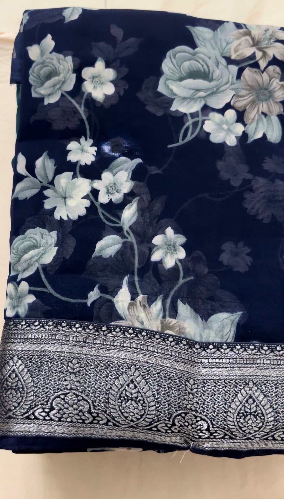 Soft Georgette Floral Saree