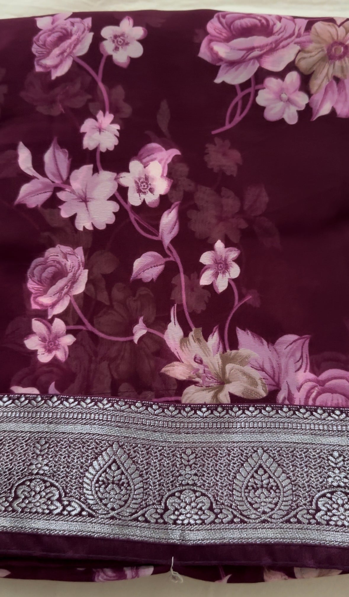Soft Georgette Floral Saree