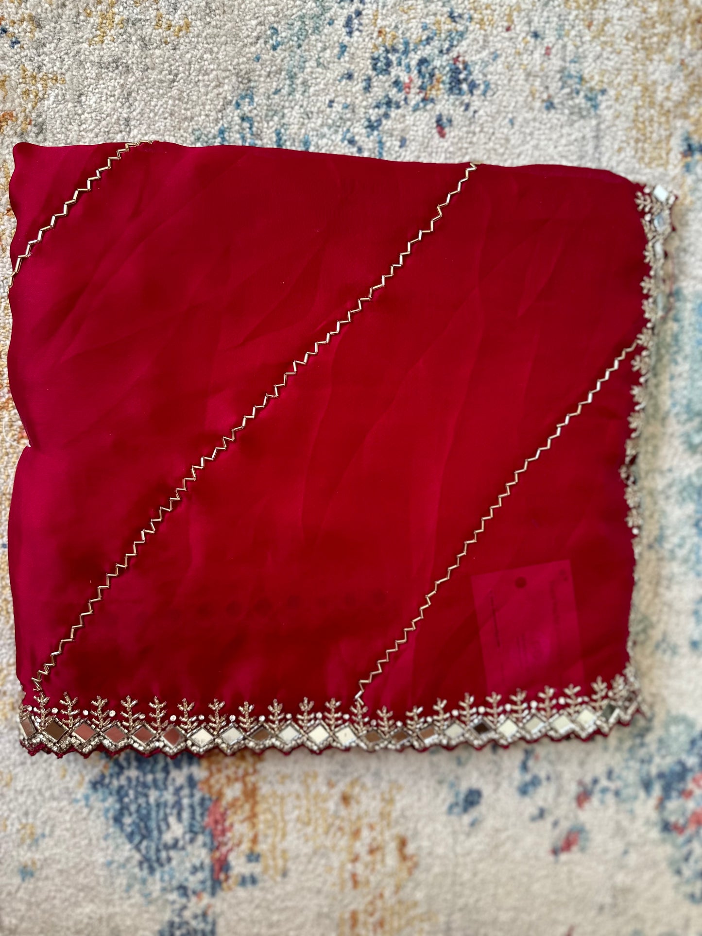 Cutdana Handwork Georgette Saree