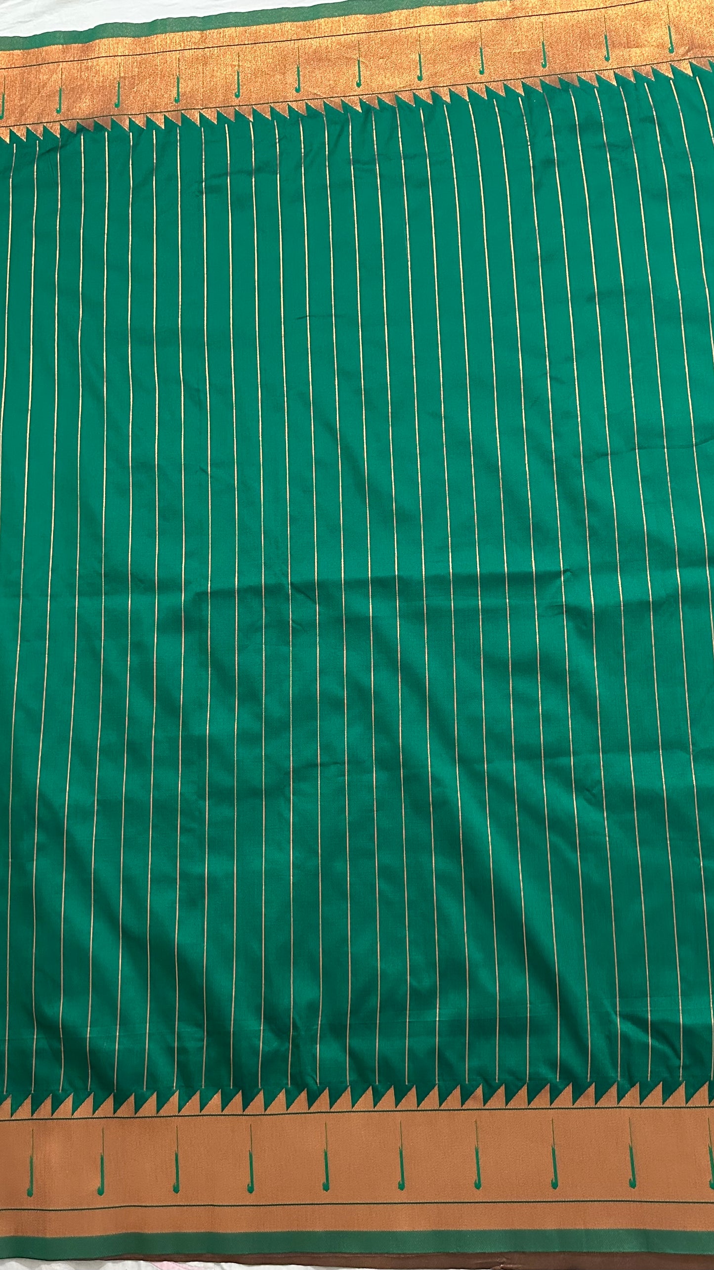 Green Muniya Paithani Saree