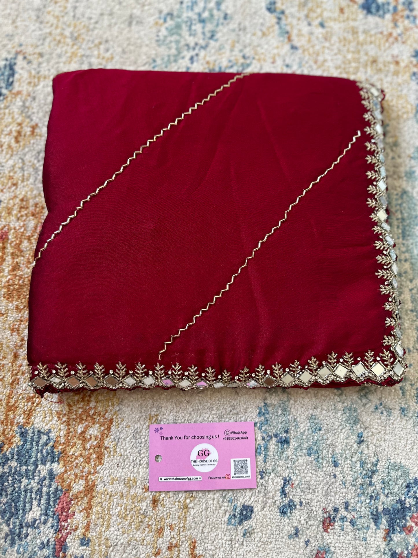 Cutdana Handwork Georgette Saree