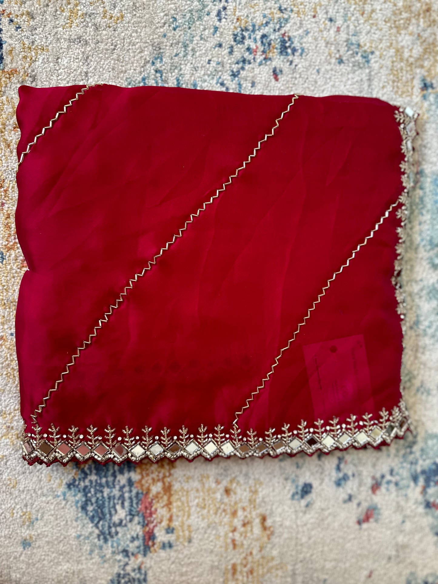 Cutdana Handwork Georgette Saree