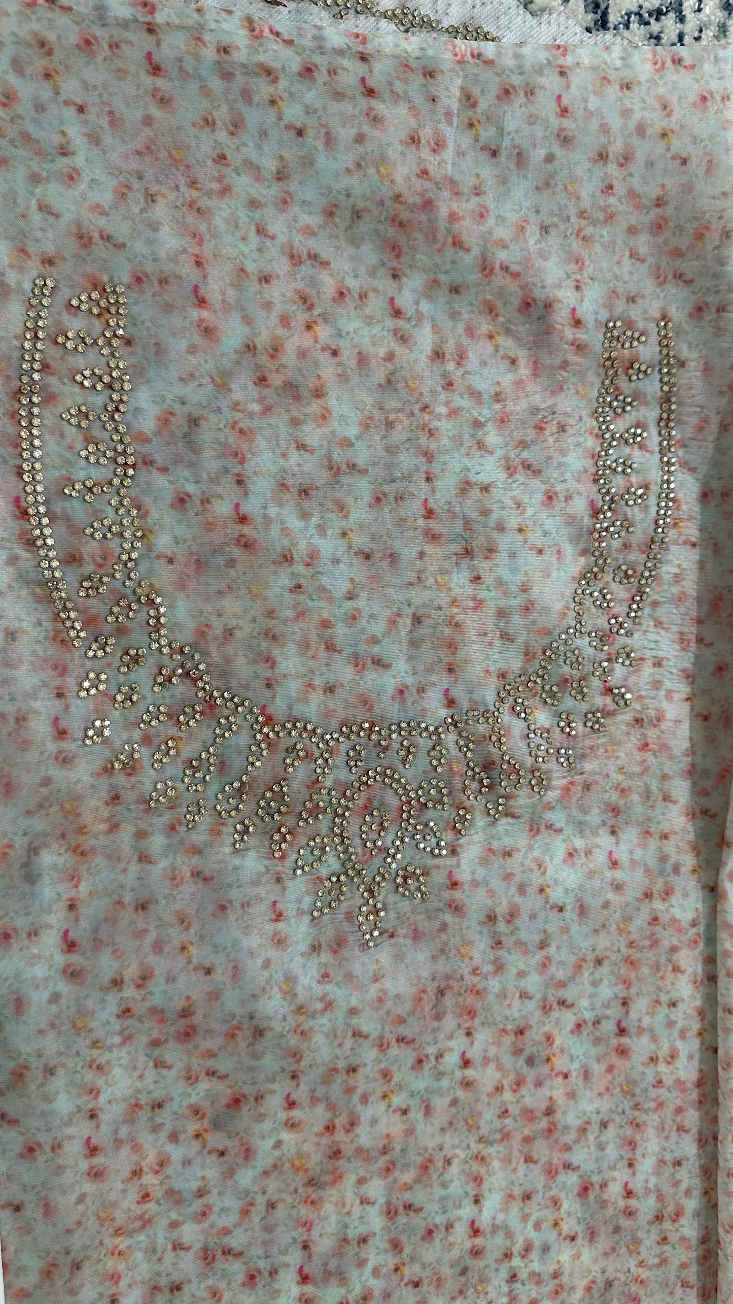 Organza Floral Saree