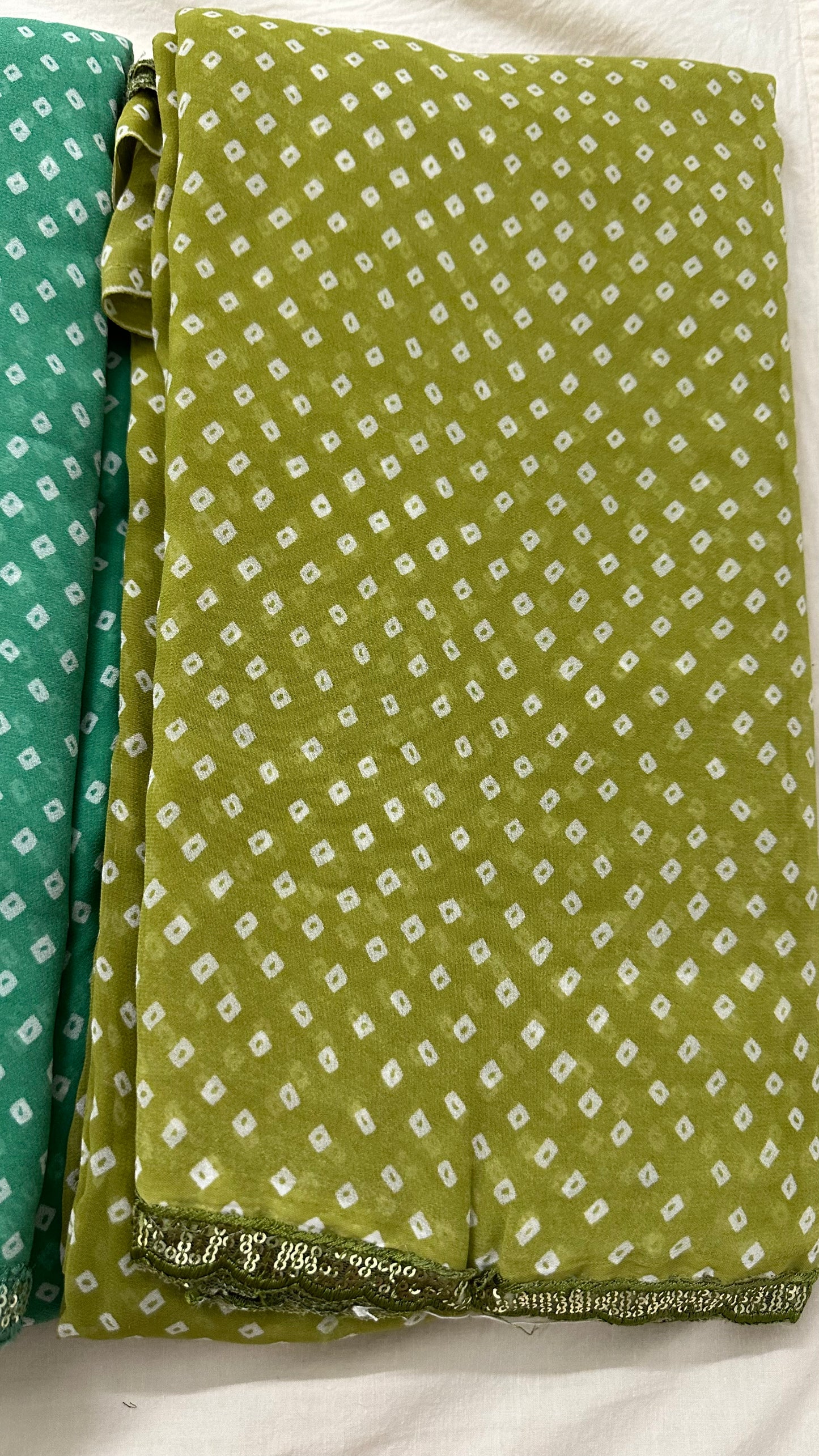 Georgette Bandhani Saree