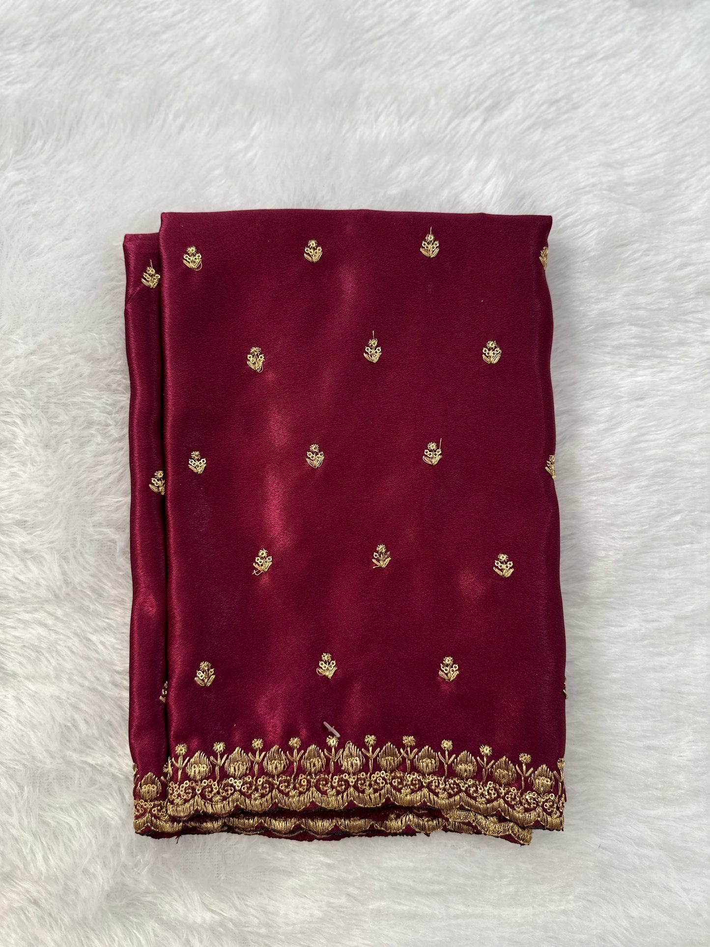 Pink Semi Tissue Saree