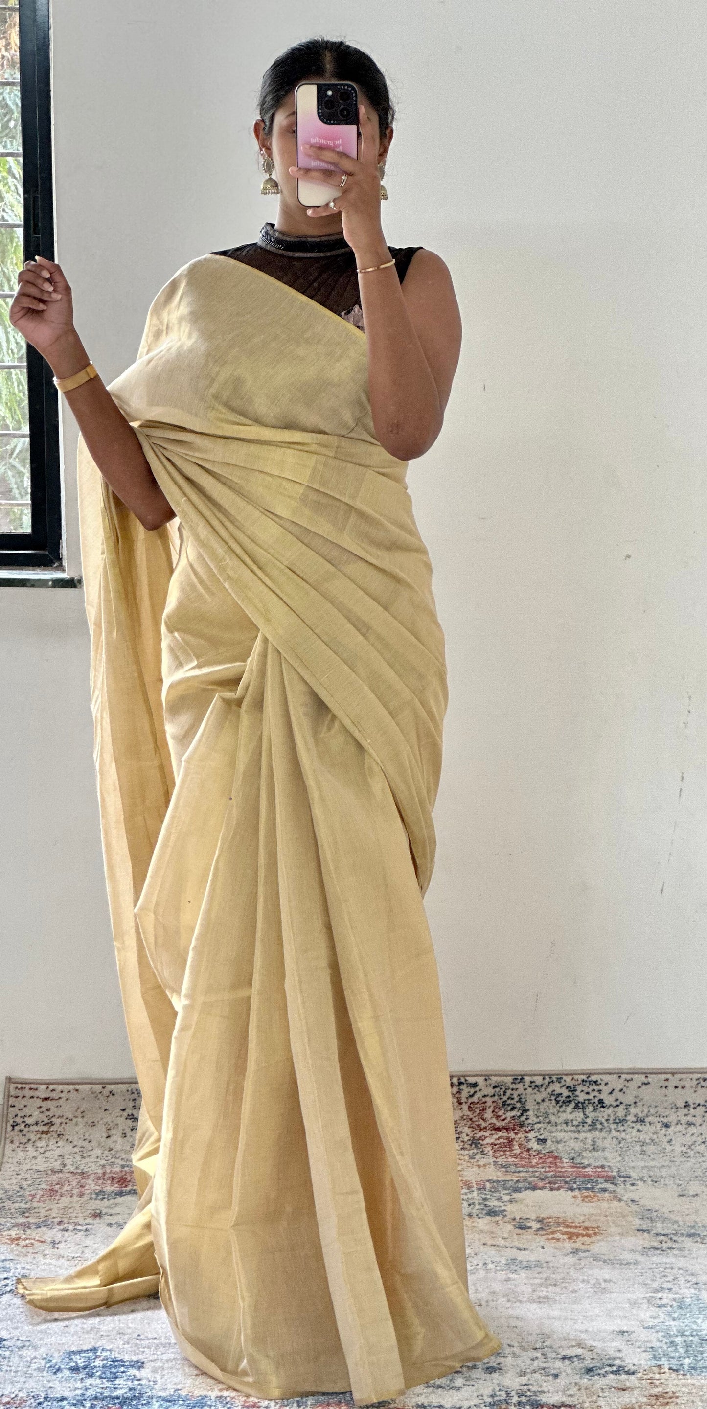 Golden Uppda Silk Saree