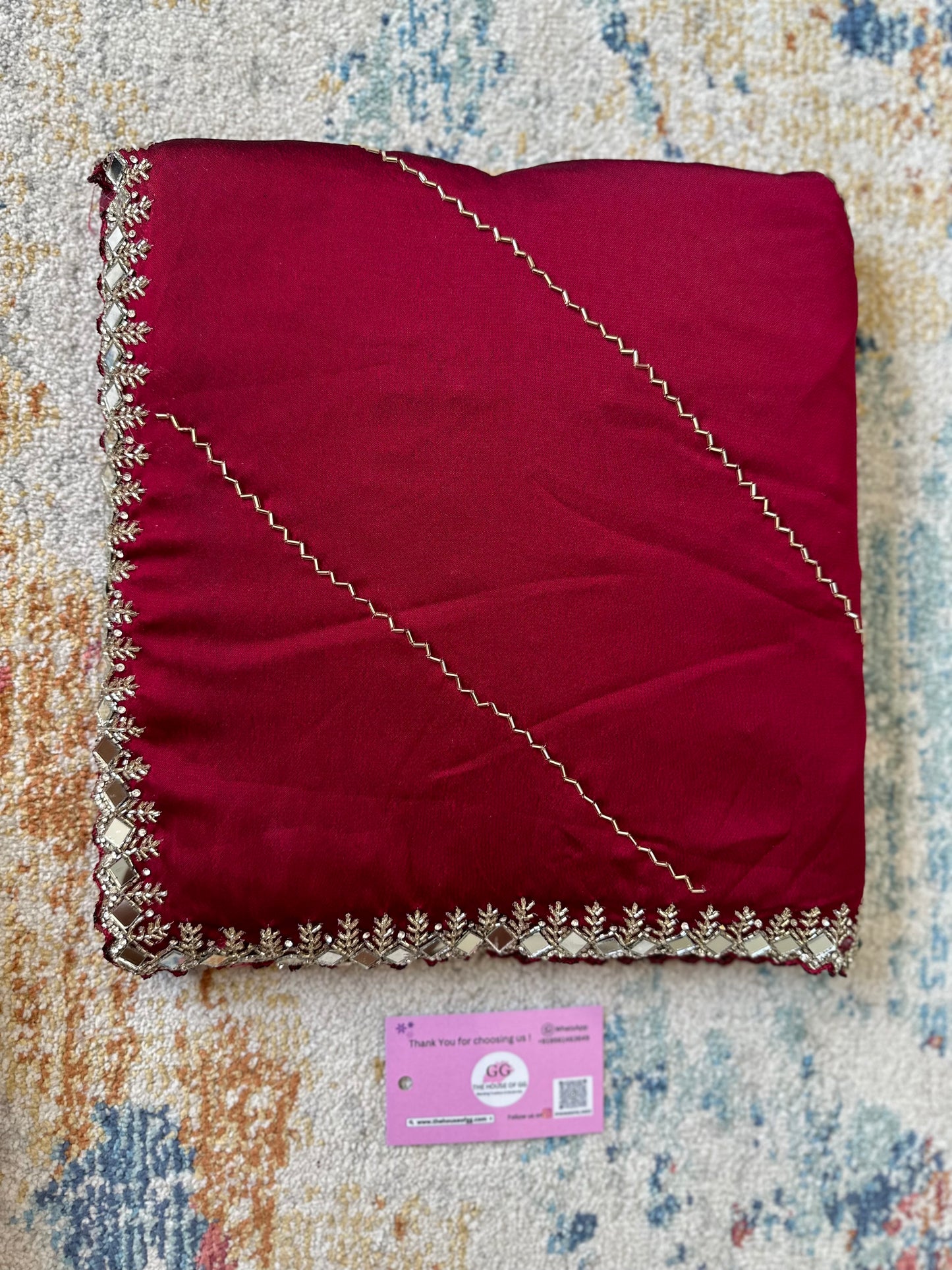 Cutdana Handwork Georgette Saree