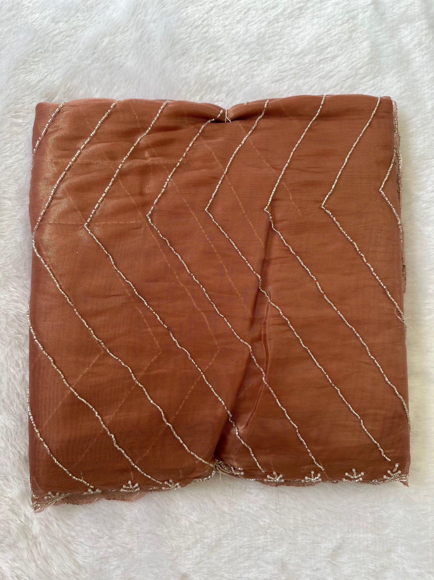 Fine Cutdana Tissue Saree
