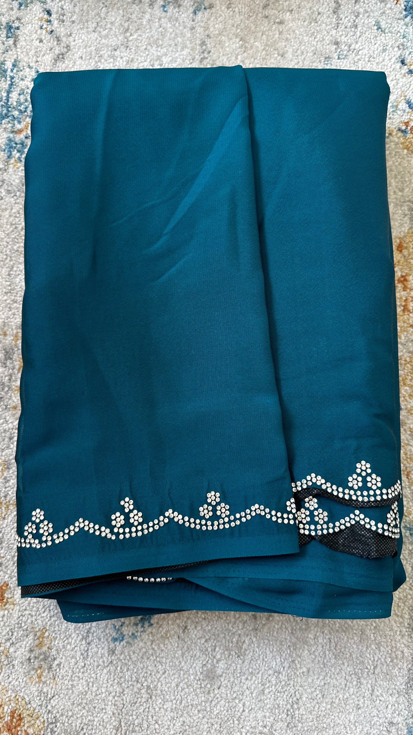 Blue Embellished Saree