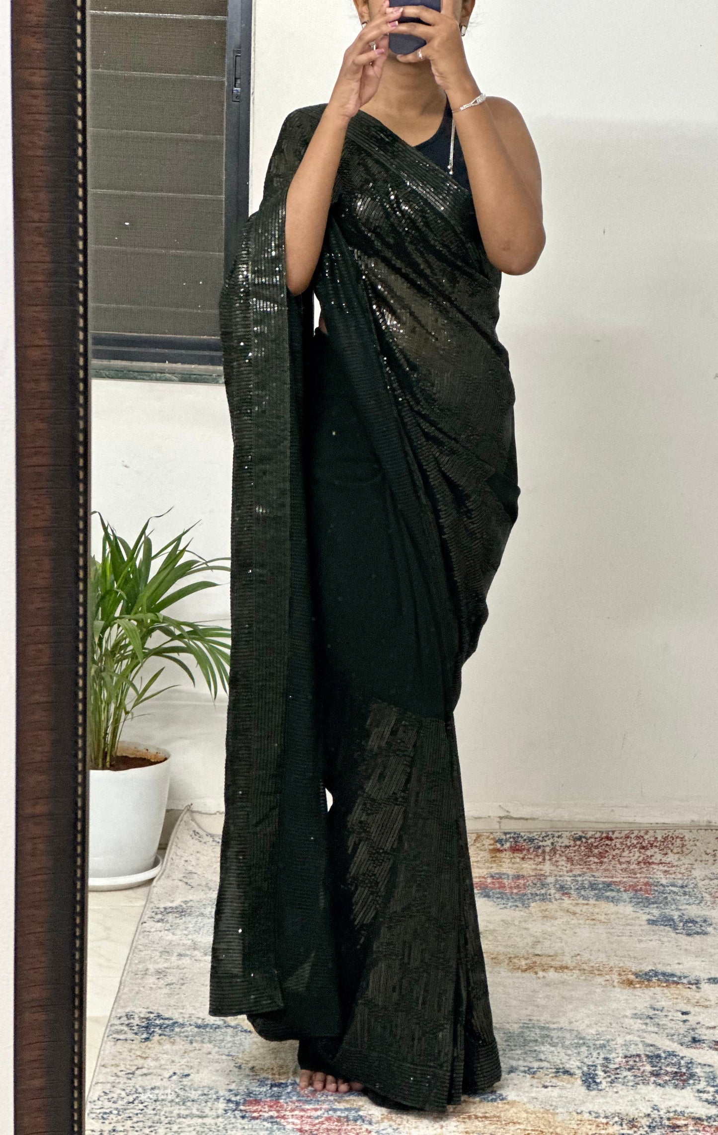 Sequins Georgette Saree