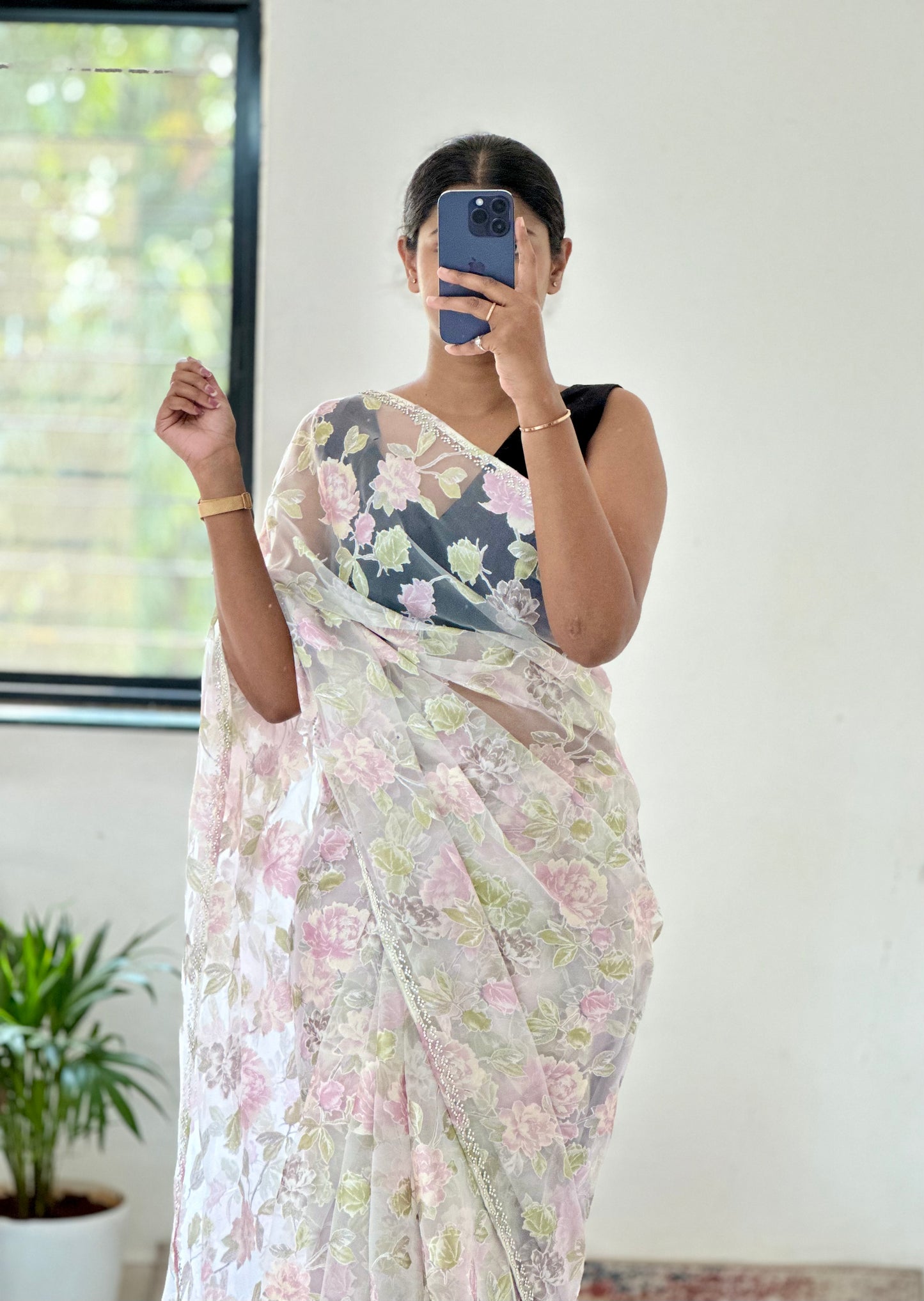Brasso Floral Saree