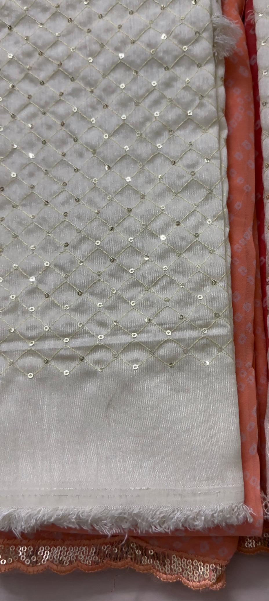 Georgette Bandhani Saree