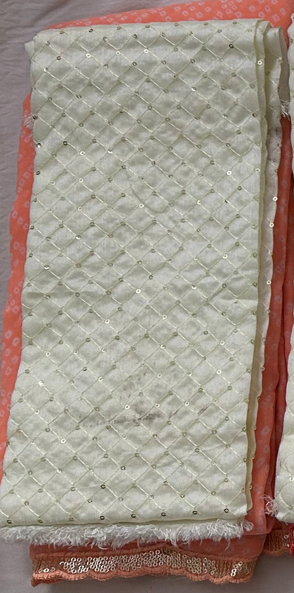 Georgette Bandhani Saree