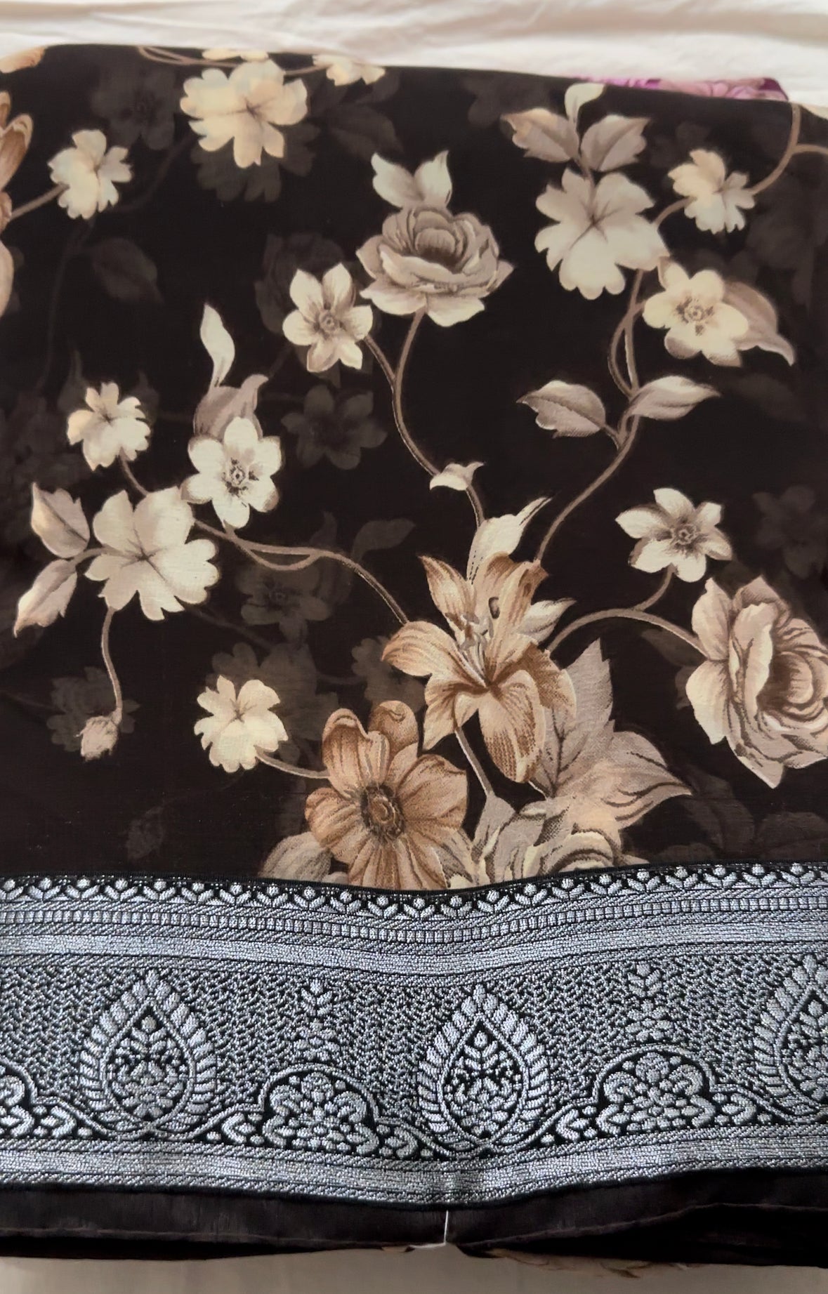 Soft Georgette Floral Saree