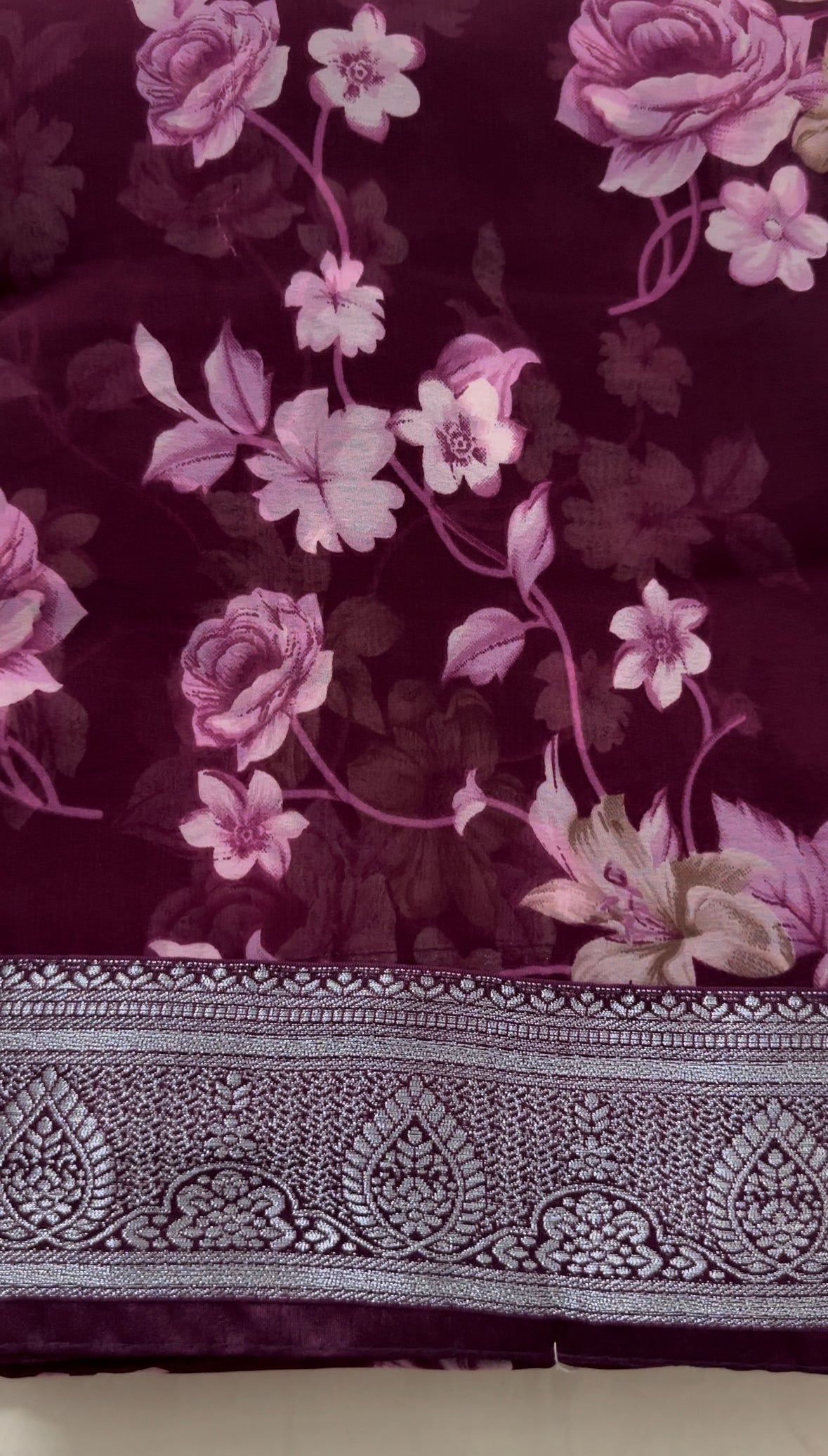 Soft Georgette Floral Saree
