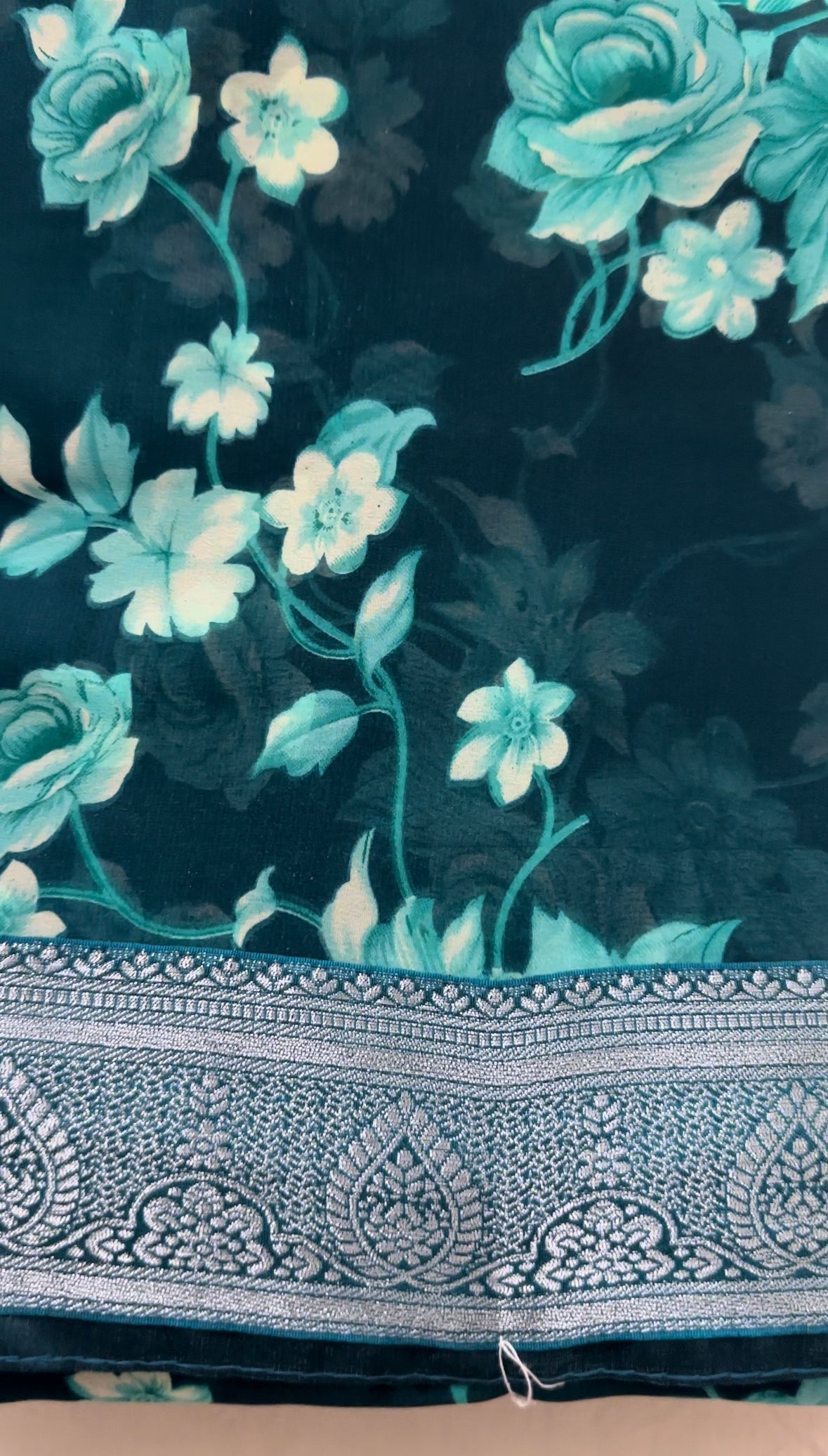 Soft Georgette Floral Saree