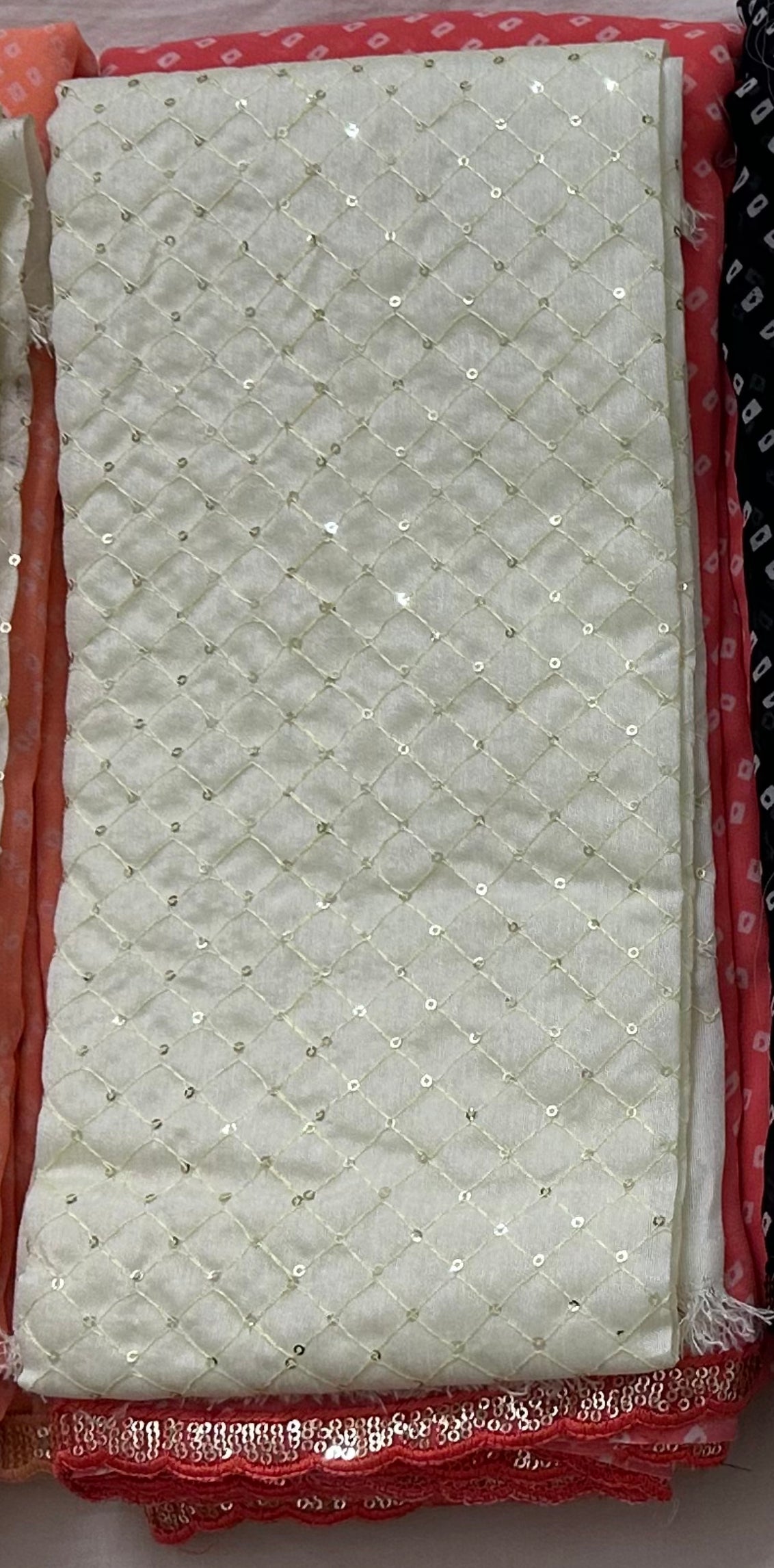 Georgette Bandhani Saree