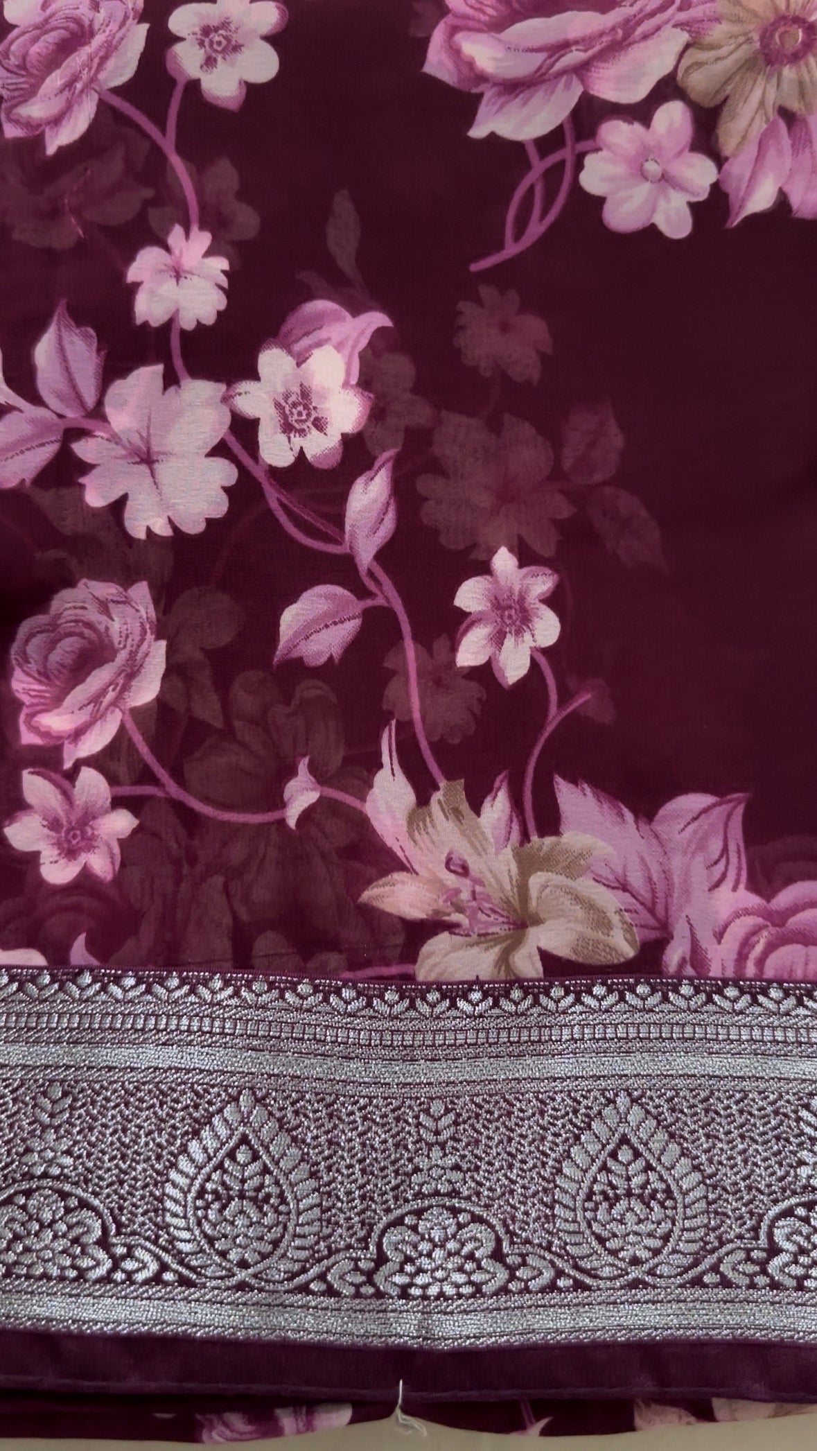 Soft Georgette Floral Saree